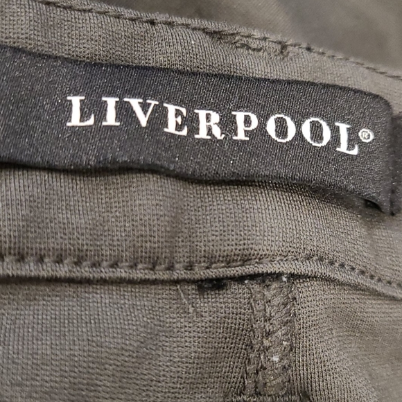 Liverpool high rise dark green jeggings - Picture 6 of 6